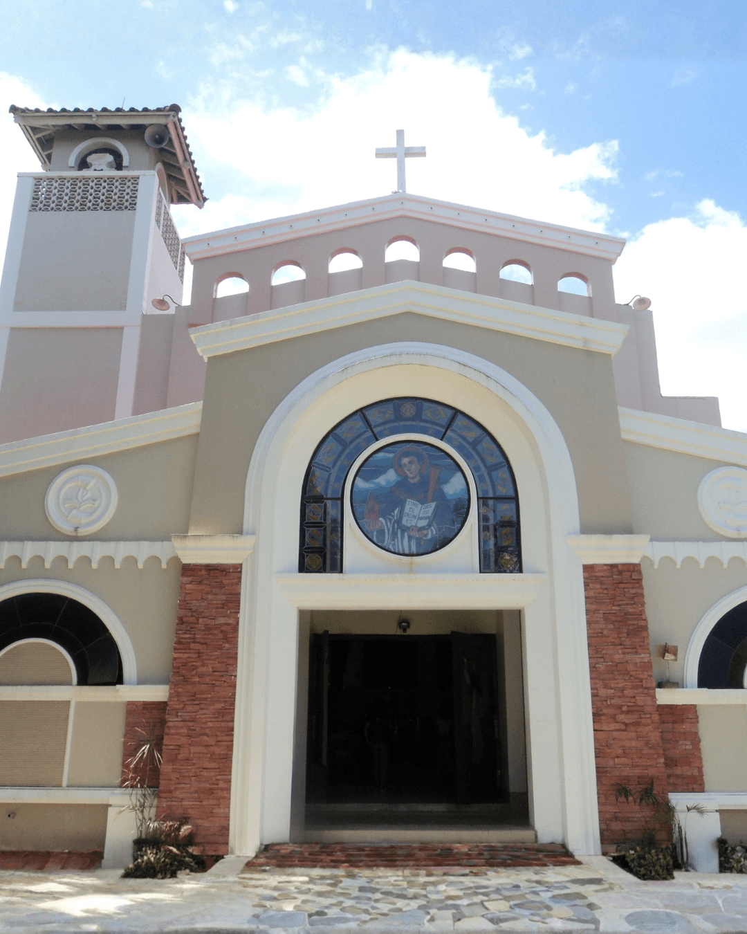 Statue of St. Vincent, patron saint of the parish